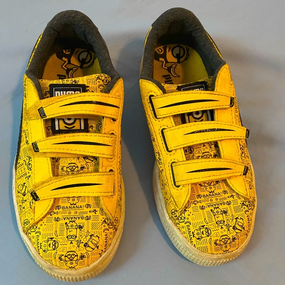 Puma Minions sneakers, Kids 12.5C - Picture 1 of 2